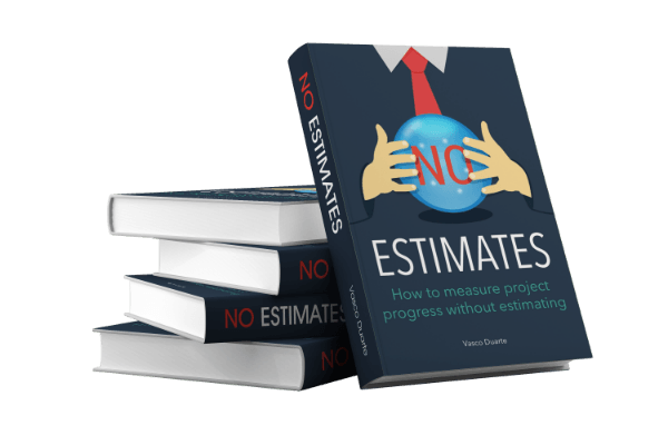 NoEstimates book by Vasco Duarte — original cover artwork